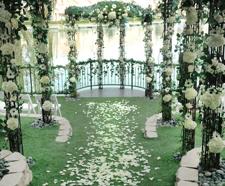 Las Vegas Wedding Venues - Heritage Garden Ceremony Site at Lakeside Weddings and Events