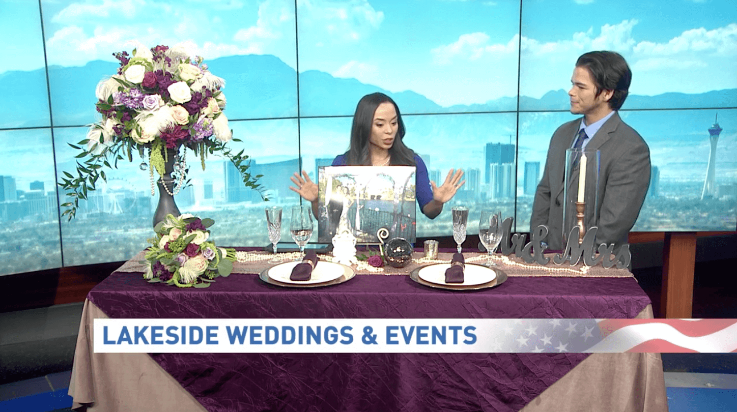 Lakeside Weddings and Events Las Vegas Ceremony and Reception Venue Showcased on NBC News 3