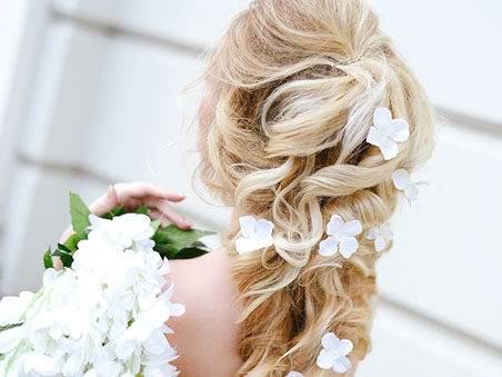 Lakeside Weddings and Events Updo Hairstyle Ideas for Las Vegas Ceremony Venues