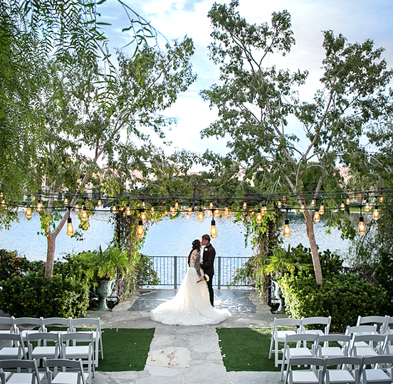 Las Vegas Wedding Venue on the Lake – Grand Garden Ceremony Location