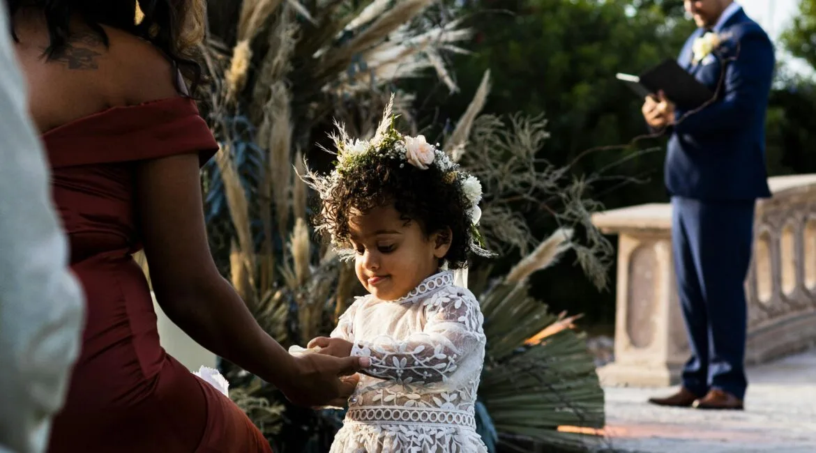 Lakeside weddings with kids