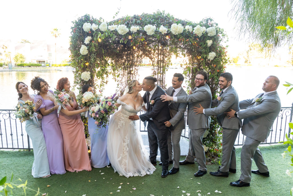 Outdoor Wedding Reception Near Vegas Strip