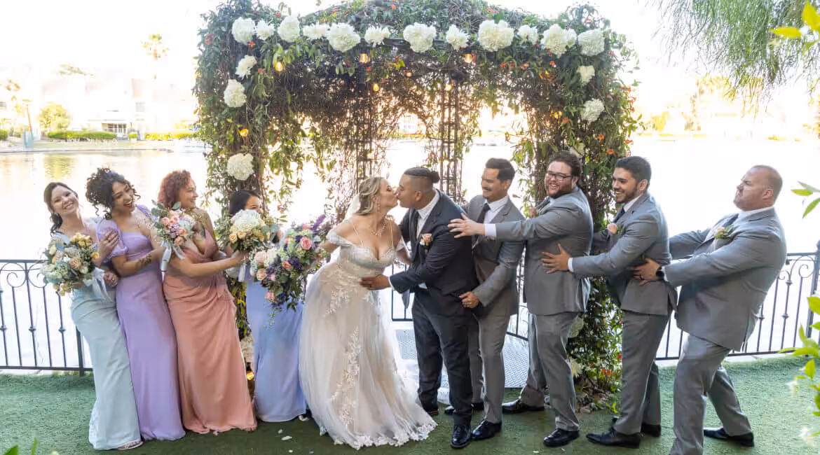 Outdoor Wedding Reception Near Vegas Strip