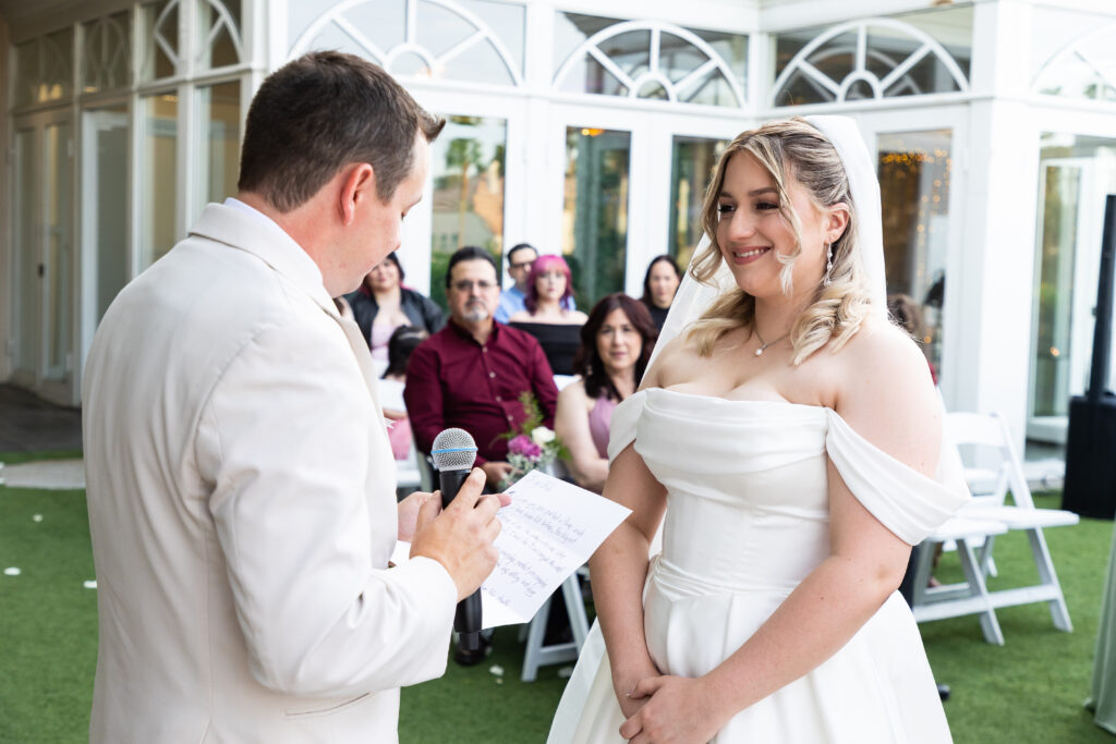 Las Vegas Outdoor Reception With Catering Included 