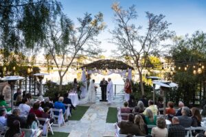 Grand Garden Las Vegas Wedding Venues Near Vegas Strip with Lakefront Ceremony Packages