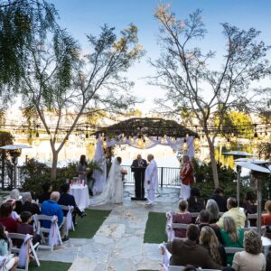 Grand Garden Las Vegas Wedding Venues Near Vegas Strip with Lakefront Ceremony Packages