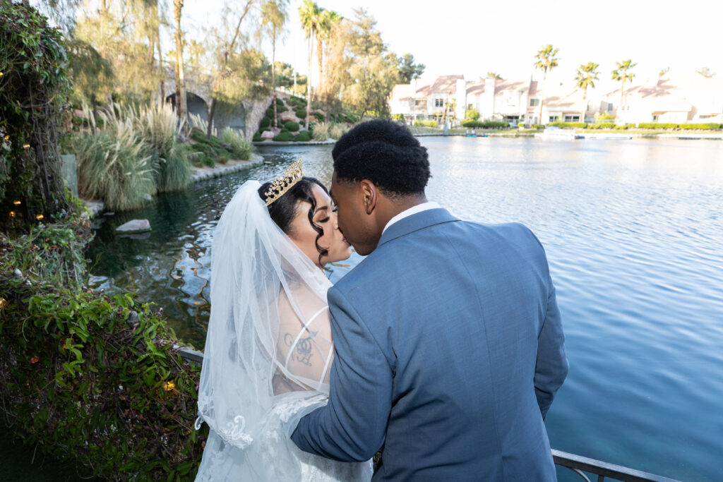 Garden wedding reception Las Vegas