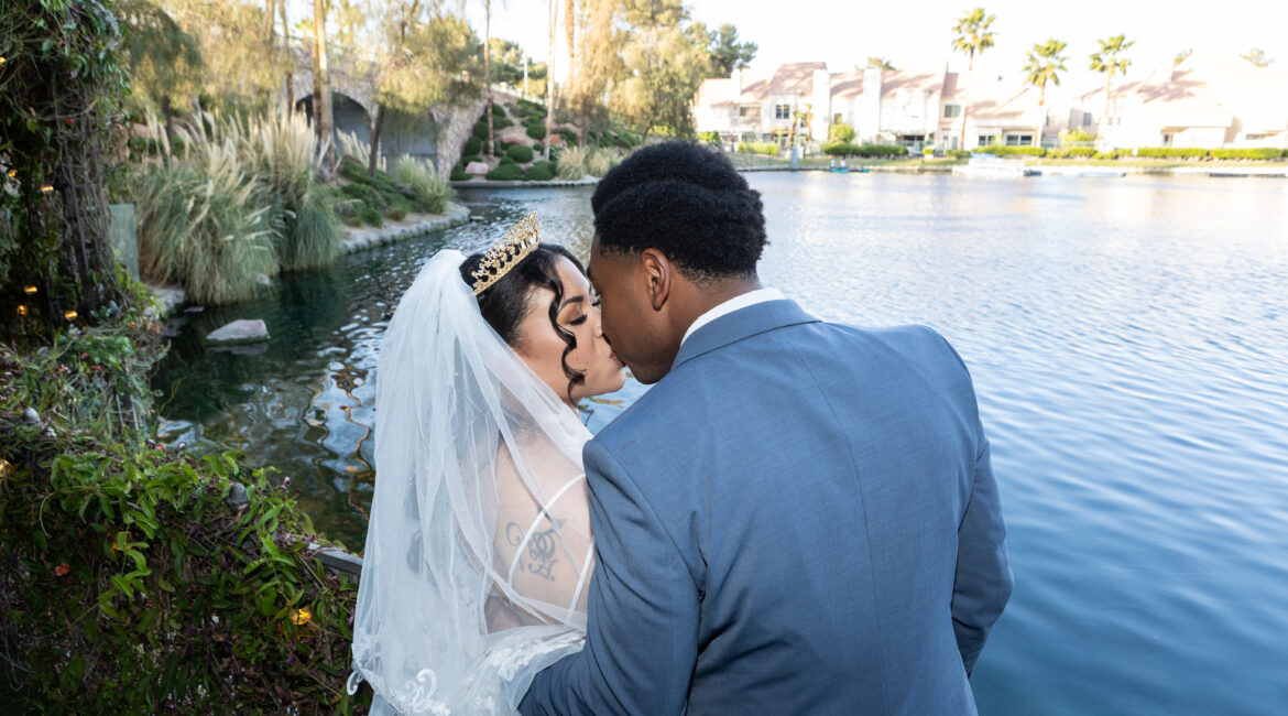 Garden wedding reception Las Vegas