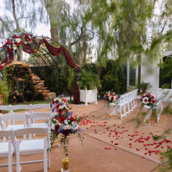 Waterfall Garden Waterfall Garden at Lakeside Weddings and Events